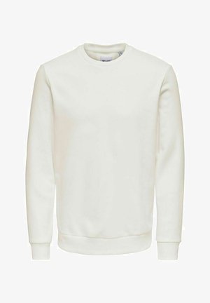 ONSCERES CREW NECK - Športni pulover - cloud dancer