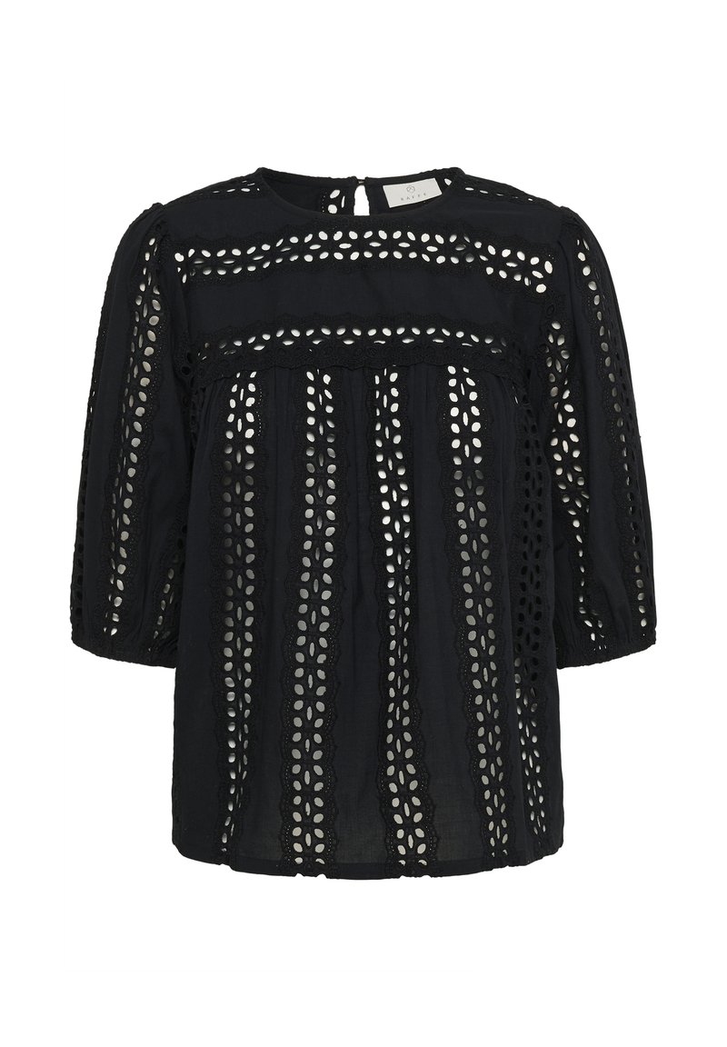 Kaffe KARANDY - Blouse - black deep/gemêleerd zwart - Zalando.be