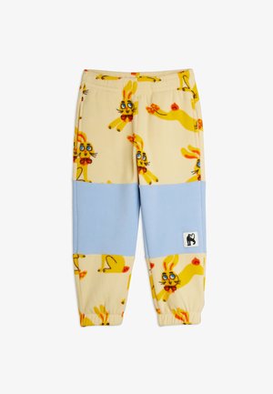 Mini Rodini, RABBIT TROUSERS UNISEX - Tepláky - yellow