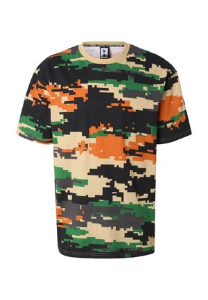 Dangerous DNGRS, DANGEROUS DNGRS ELECTRIC T-SHIRTS - Trükipildiga T-särk - pixelcamouflage white