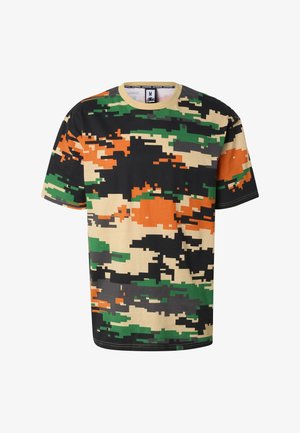 Dangerous DNGRS, DANGEROUS DNGRS ELECTRIC T-SHIRTS - T-shirts print - pixelcamouflage white
