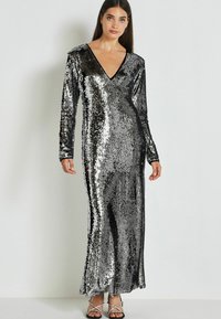Next LONG SLEEVE SEQUIN - Îmbrăcăminte de ocazie - dark silver