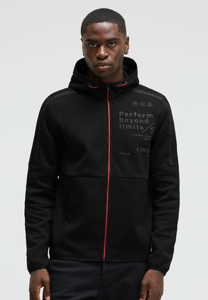 Zip-up sweatshirt - black