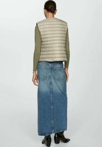 Mango Strukirani kaput - mottled light grey