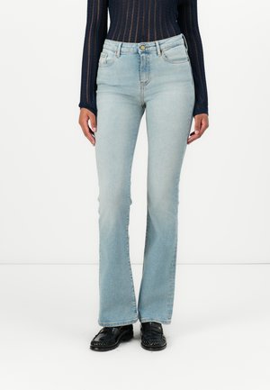 Džínsy bootcut - blue denim