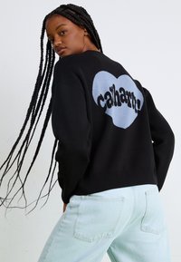 Carhartt WIP AMOUR - Camisola - black/misty sky