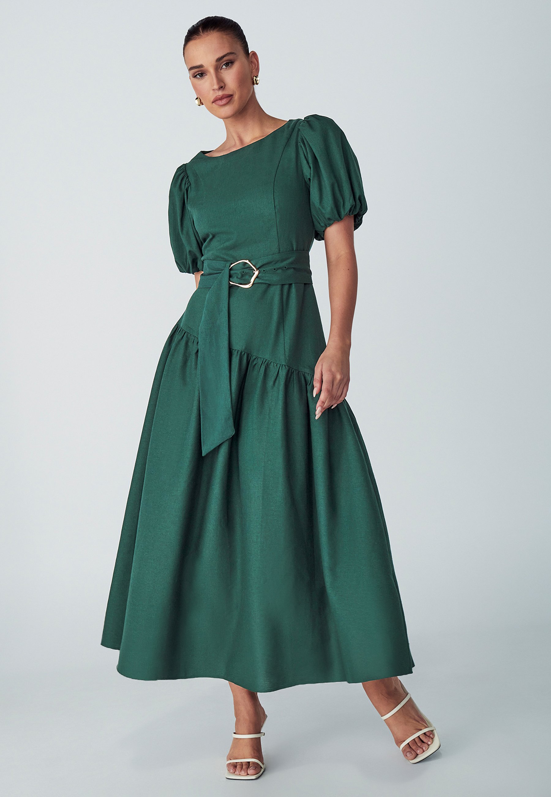 WILLA ELONA MIDI - Maxi dress - emerald/green - Zalando WILLA ELONA MIDI - Maxi dress - emerald/green - Zalando