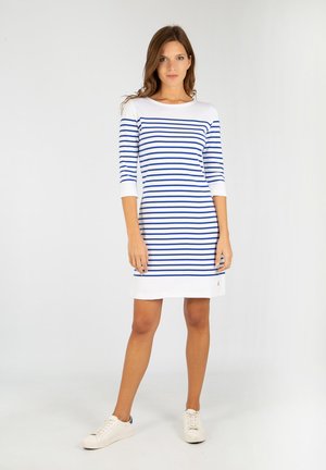 ILE-TUDY - Robe pull - blanc/etoile