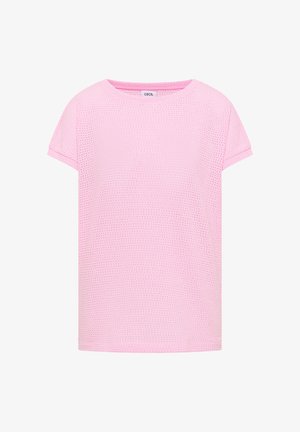 Cecil, T-SHIRT WITH BOAT NECK IN A POINTELLE LOOK - T-shirt basic - light blush rose
