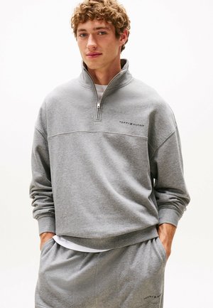 ORIGINAL HALF-ZIP LOUNGE  - Nachtwäsche Shirt - medium grey heather