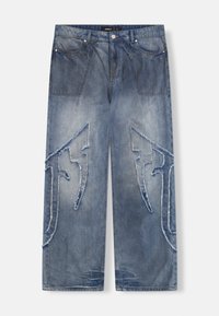 DISTRESSED UNISEX - Relaxed fit jeans - dark blue