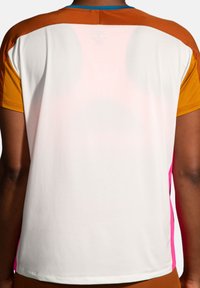 Brooks SPRINT FREE SHORT SLEEVE 2.0 - Spordi T-särk - lightest sky ochre fuchsia