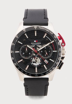 BANK - Chronografické hodinky - black/silver-coloured