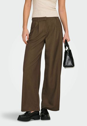 ONLHATTIE GERADE GESCHNITTEN - Hlače - slate black