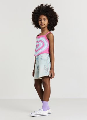Denim shorts - blu denim chiaro