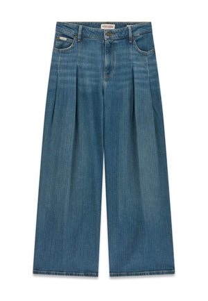 Guess Jeans, G12 PLISSIERTE JEANS - Jean flare - blau