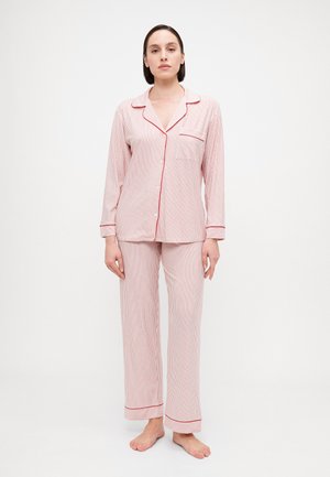 GISELE PRINTED LONG PJ - Pyjama set - white/red