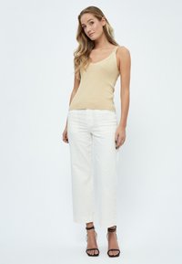 Desires DEGEISHA RIB SINGLET - Débardeur - oyster gray