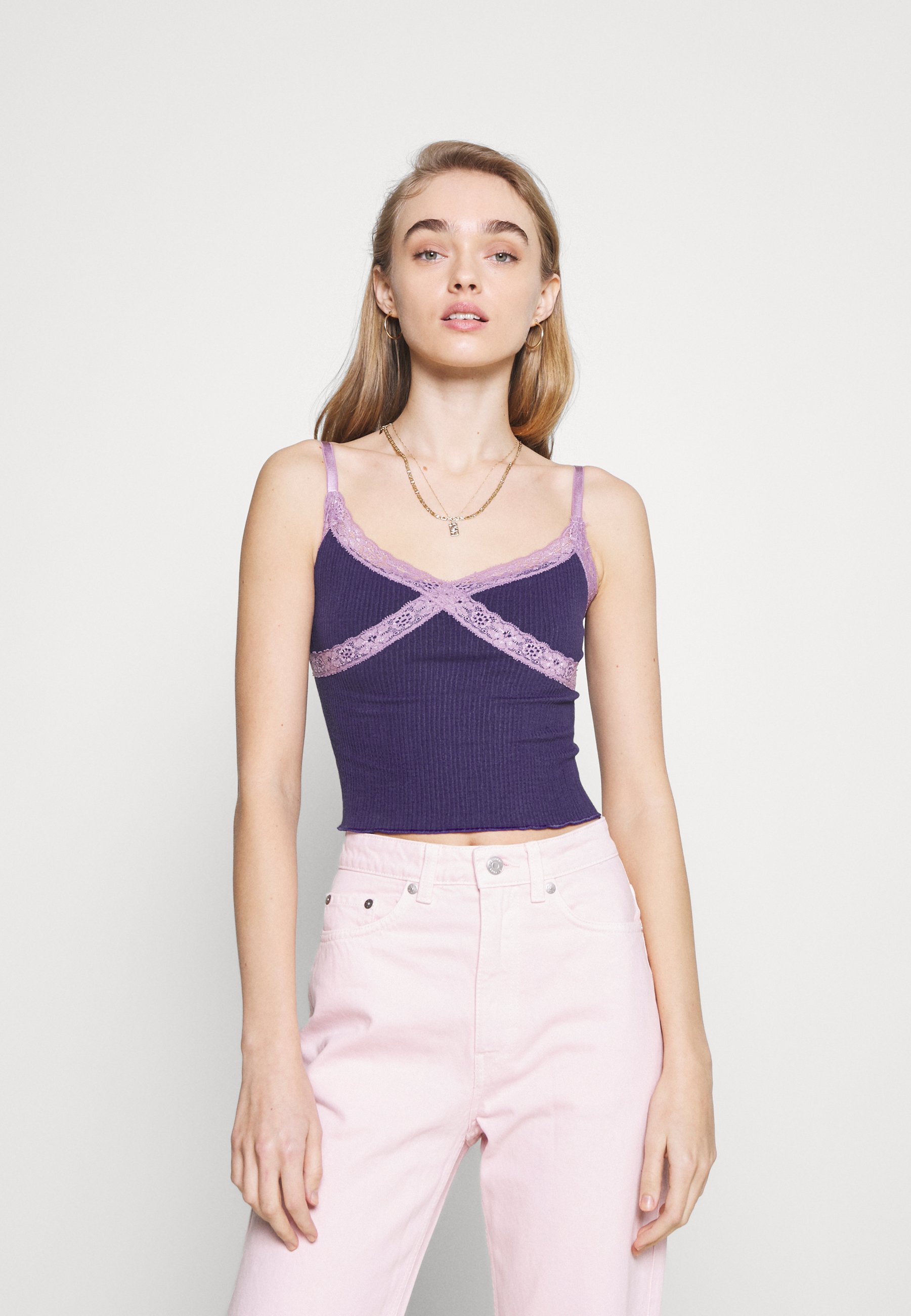 BDG Urban Outfitters CROSS CAMI - Top 