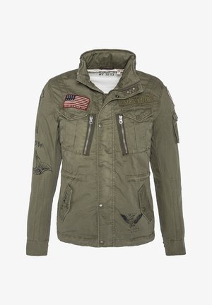 DE COMBAT BADGÉ - Veste légère - kaki