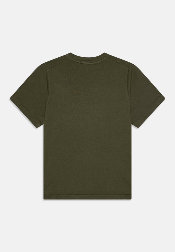 SLOUCH FIT - Print T-shirt - military olive3