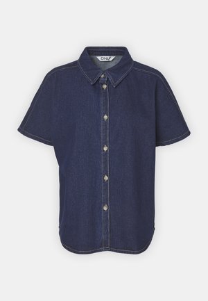 ONLY, ONLKARLA - Skjortebluser - dark blue denim