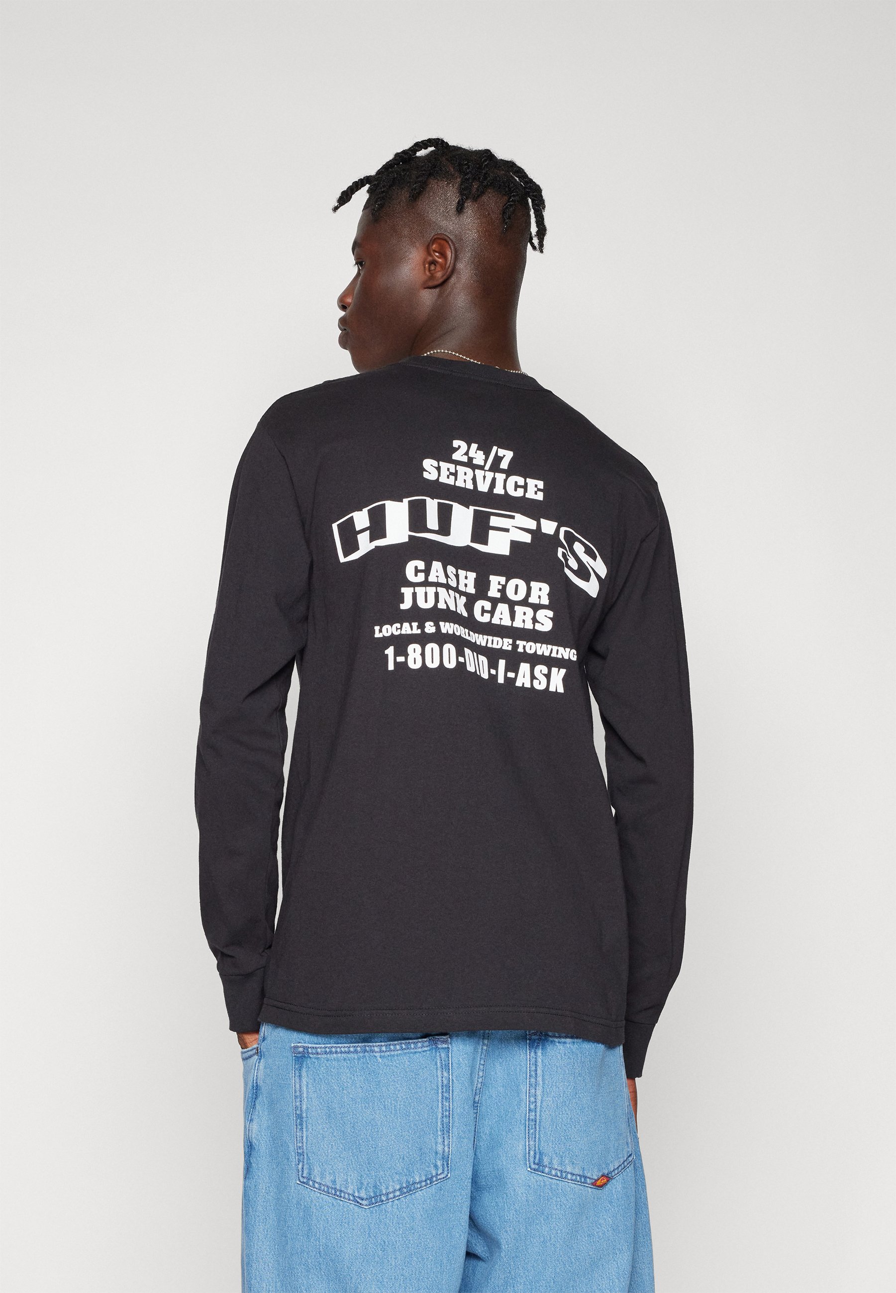 HUF WORLDWIDE TOWING TEE UNISEX - Long sleeved top - black 