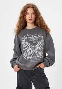 Koton PRINTED - Sudadera - anthracite
