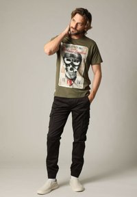 DEELUXE CLEM - T-shirt print - Khaki
