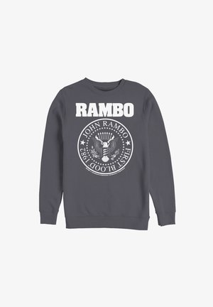 Henry Tiger, RAMBO JOHN FIRST BLOOD EMBLEM - Sweater - charcoal