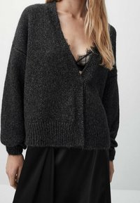 Massimo Dutti Strickjacke - dark grey