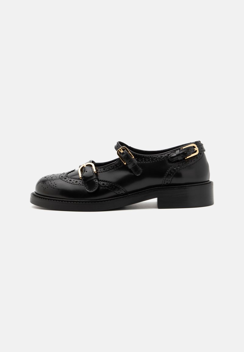 sandro - OPENED DERBIE - Zapatos sin cordones - noir, Ampliar