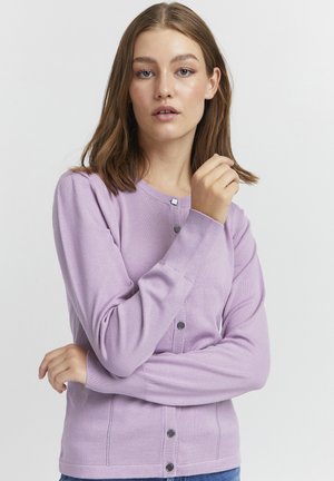 PZSARA L/S - Vest - lavender frost melange