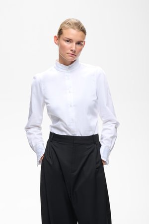 InWear, IWCALLY FRILL - Camicia - pure white