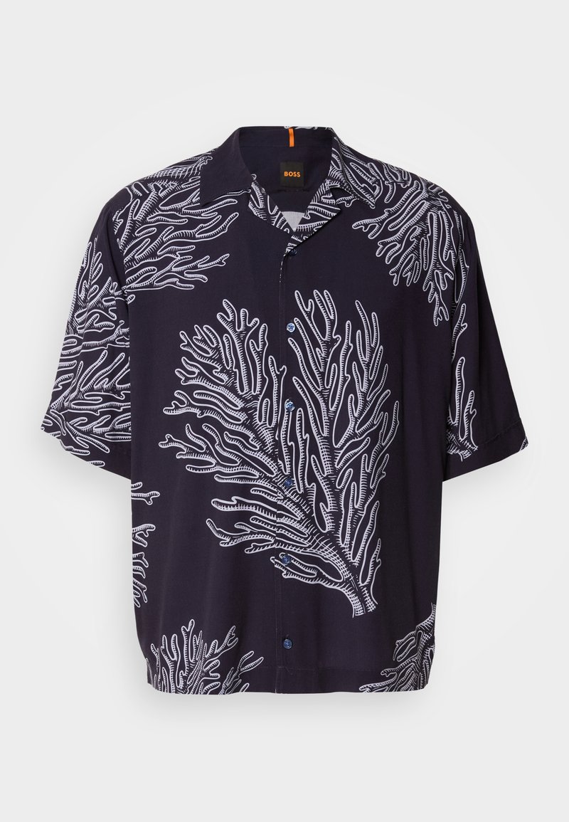 Boss Overhemd donkerblauw