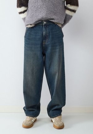 Balmohk, Skater style - Baggy jeans - vintage dark blue denim