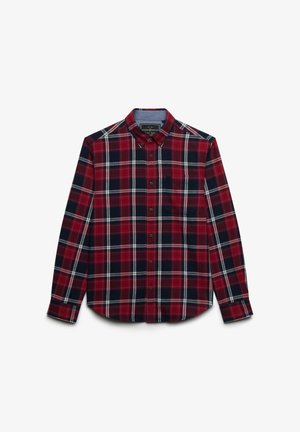 Superdry & Co, LUMBERJACK , ciemnoczerwony