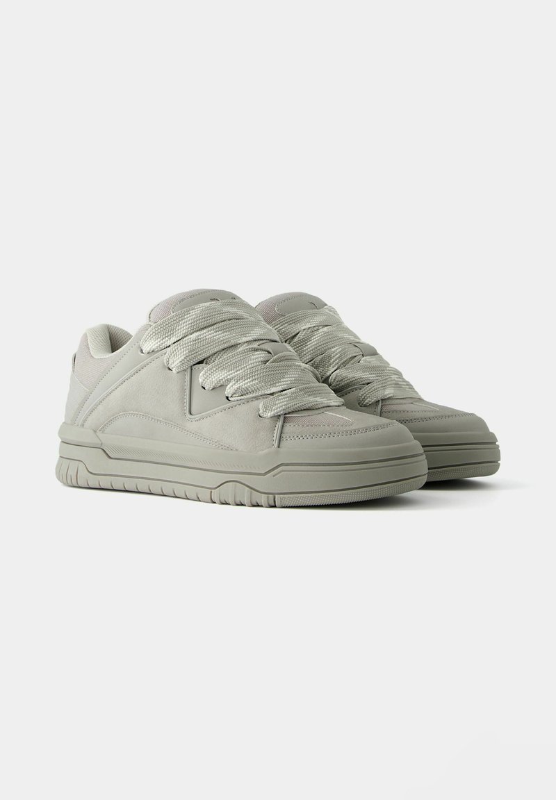 Bershka Skate shoes - grey - Zalando