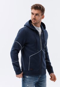 Ombre Sudadera con cremallera - navy