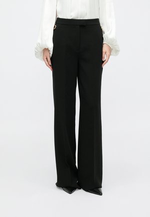 ZAIRA STRAIGHT PANTS - Pantalon classique - jet black
