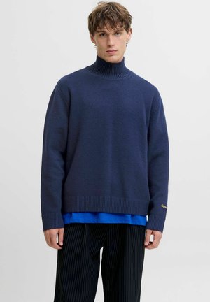 JORNORREBRO HIGH NECK - Pullover - ocean cavern