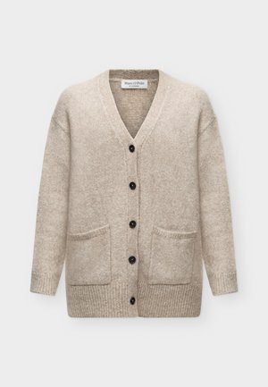 Marc O'Polo, CARDIGAN - Cardigan - light brown multi-coloured