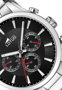 Lotus Montre à aiguilles - silberfarben