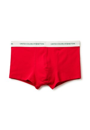 IN SOLID STRETCH  WITH CONTRAST LOGOED ELASTIC WAISTBAND - Boxer aderenti - red
