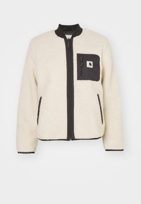 JANET LINER - Fleece jacket - moonbeam/black