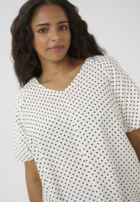 Kaffe Curve GINA  - Blouse - chalk black dot