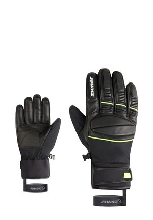 GOMIN - Gloves - black/lime