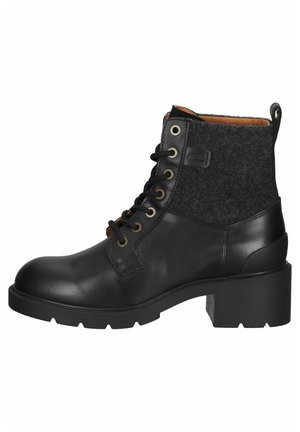 camel active Schnürstiefelette - black