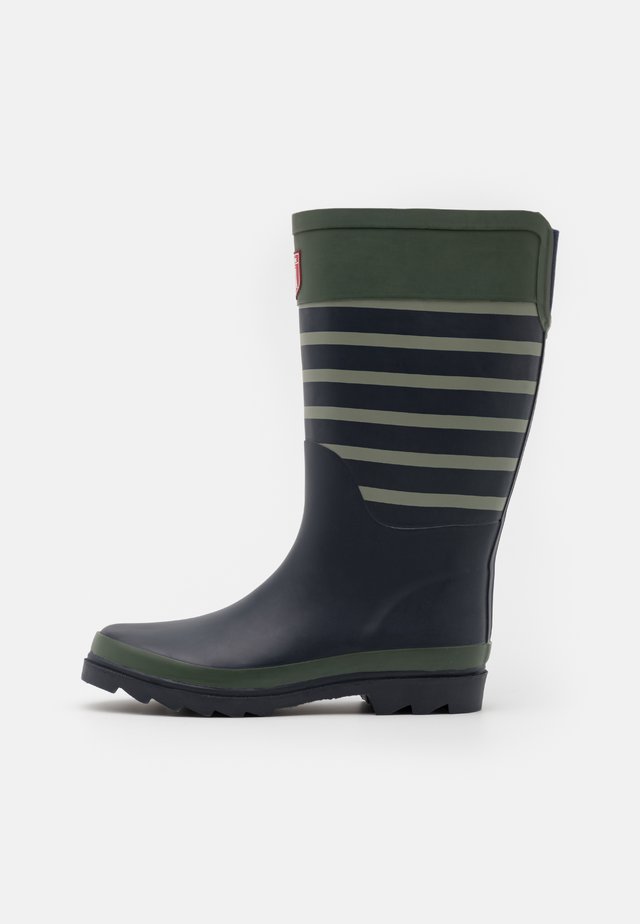 KRULLER STEVEL - Gummistøvler - olive/navy