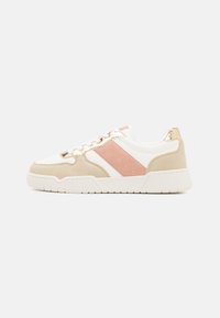 Unselected, white/rose gold coloured 